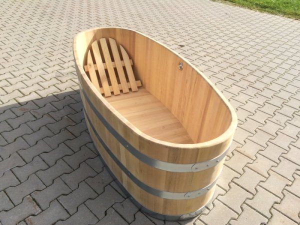 Holzwanne Holzbadewanne Badewanne aus Holz Bottich Zuber Wanne natur1 BWAlm180_800.jpg